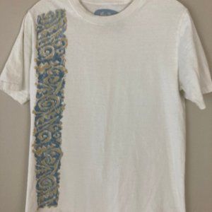 Men's Pau Hana tan t-shirt, size small